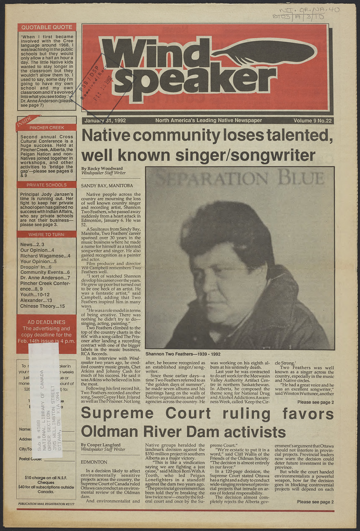 January 31, 1992