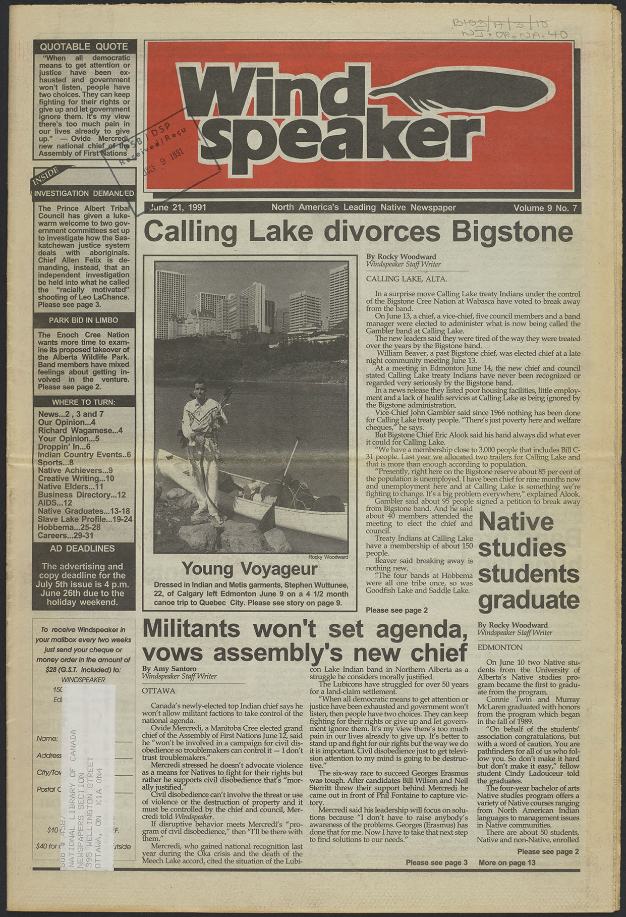 June 21, 1991