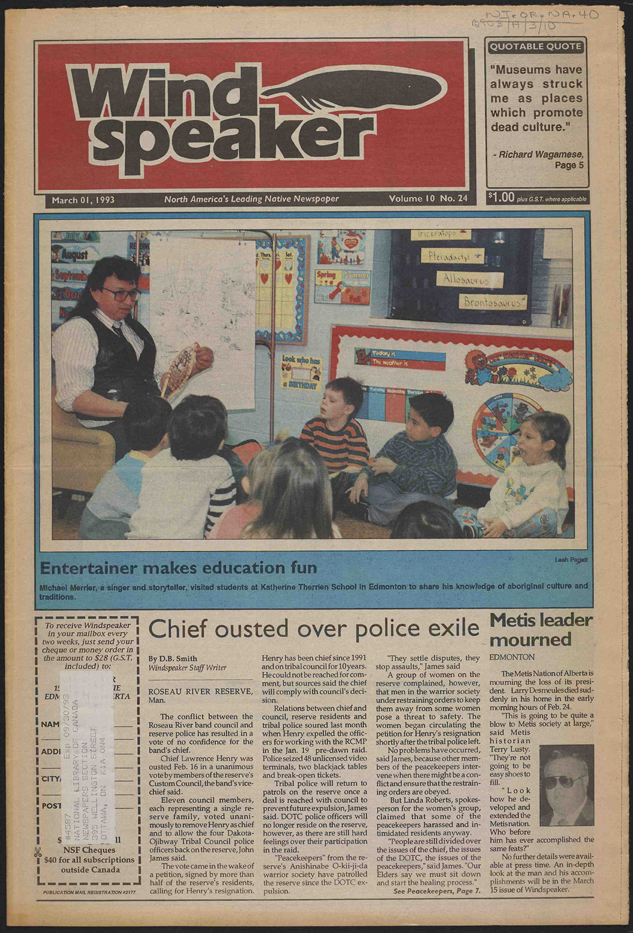 March 1, 1993