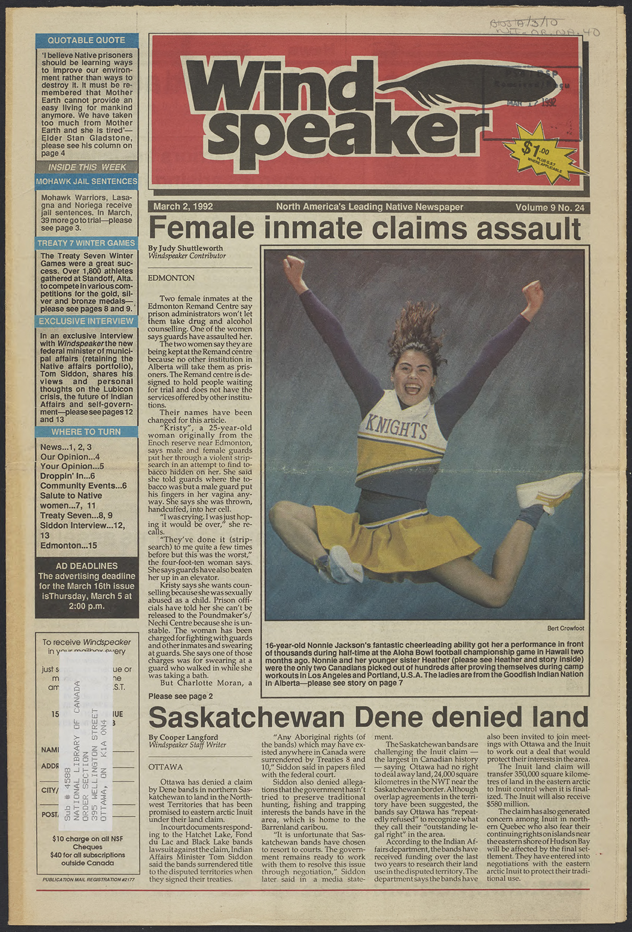 March 2, 1992