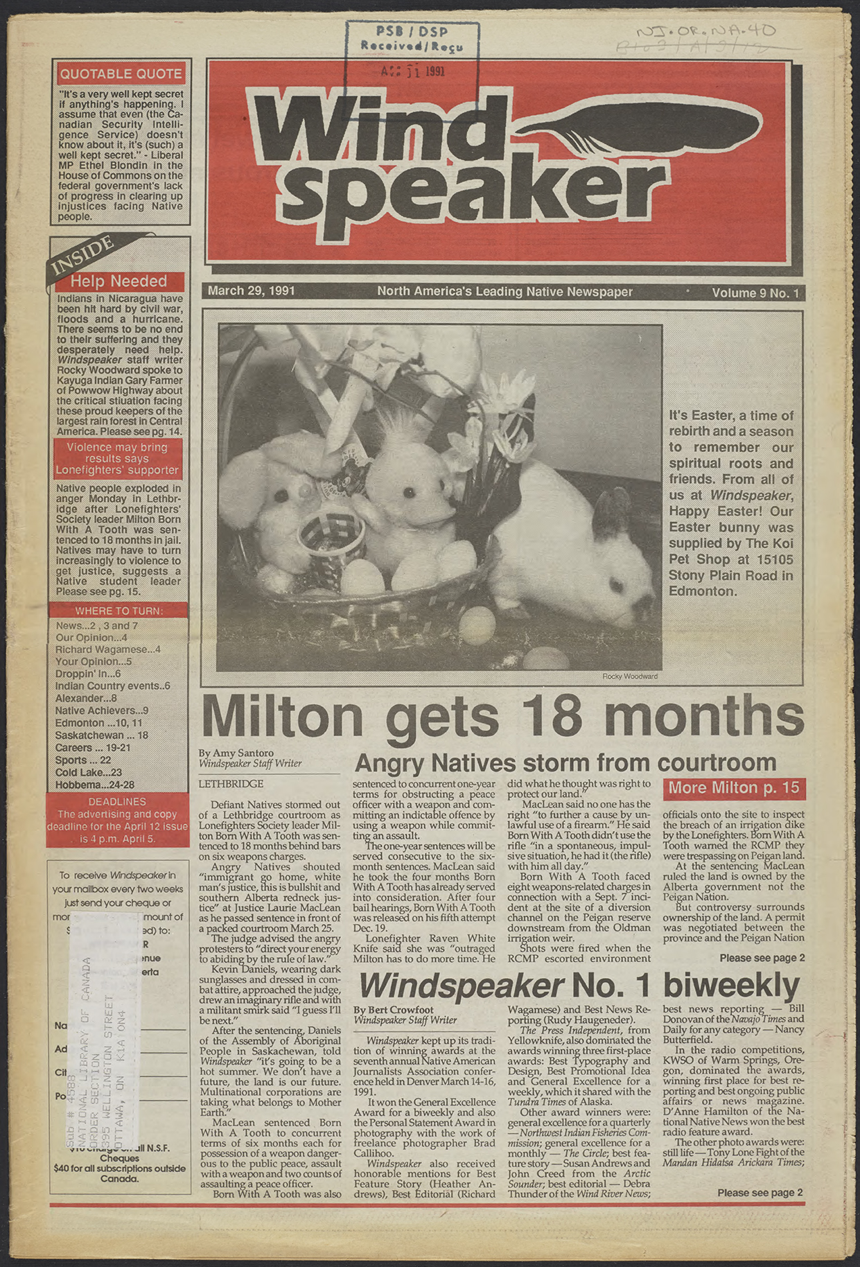 March 29, 1991