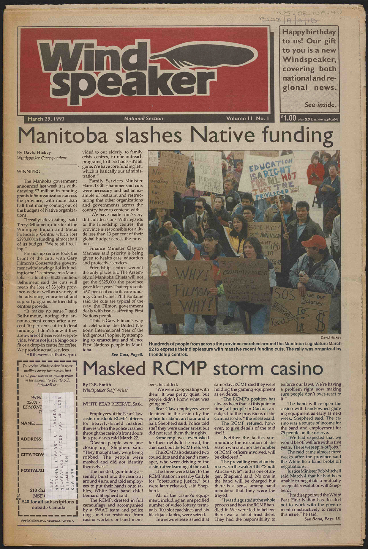 March 29, 1993