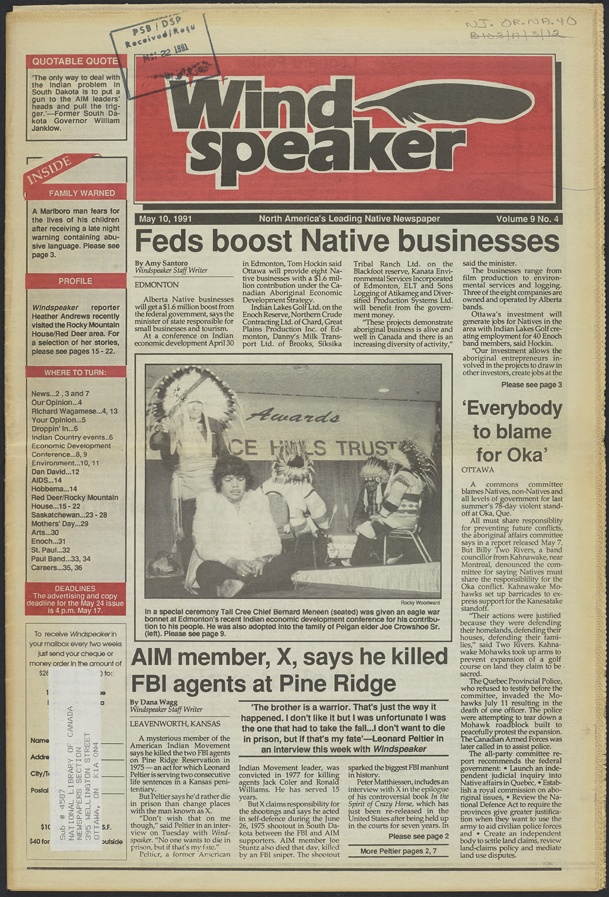 May 10, 1991