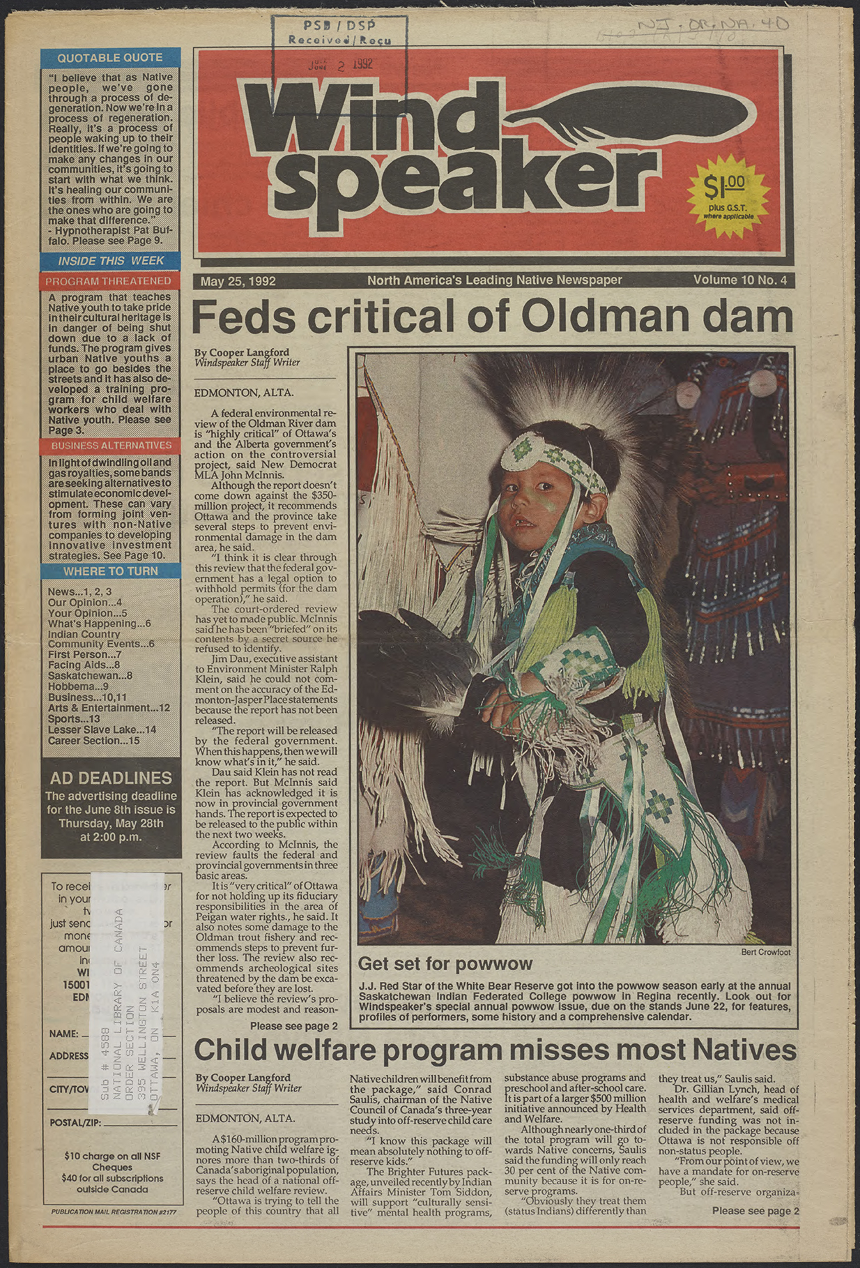 May 25, 1992