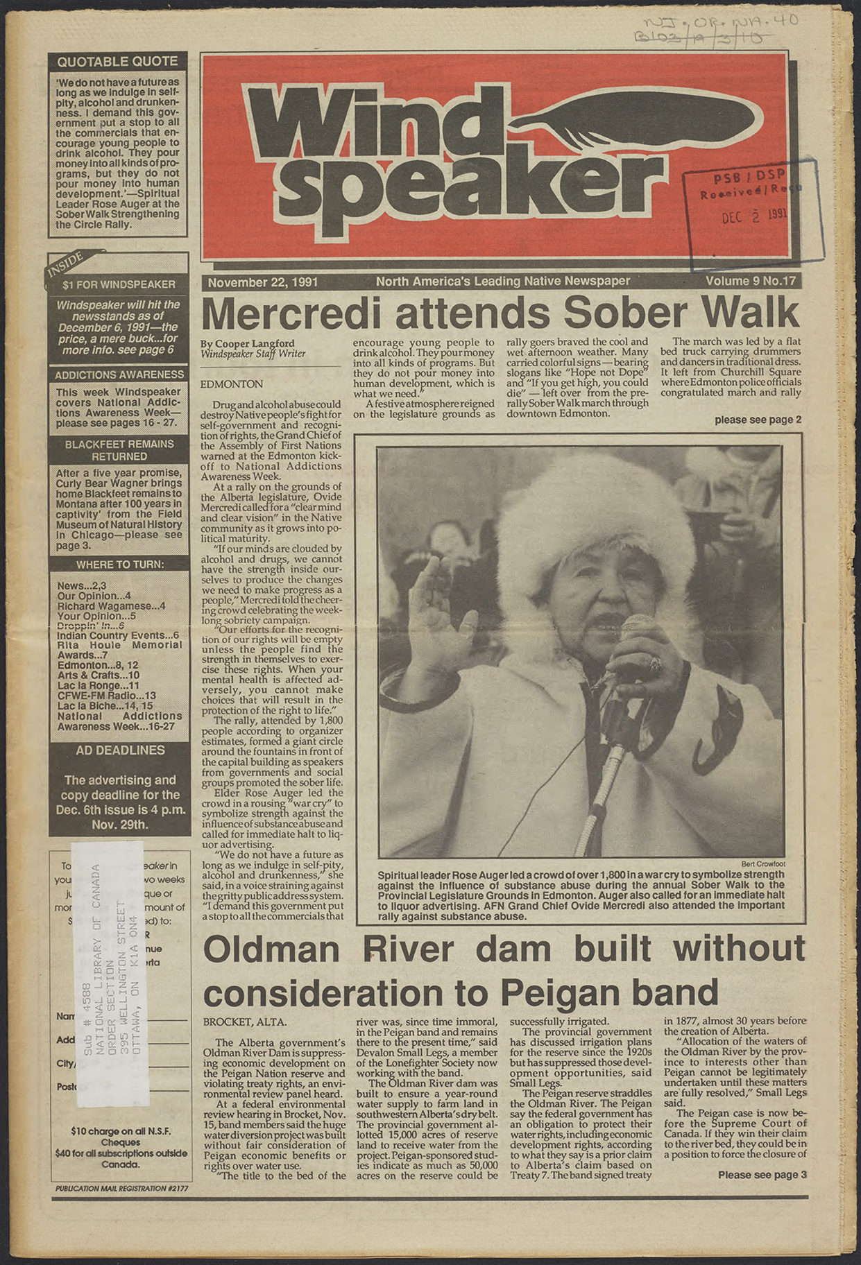 November 22, 1991