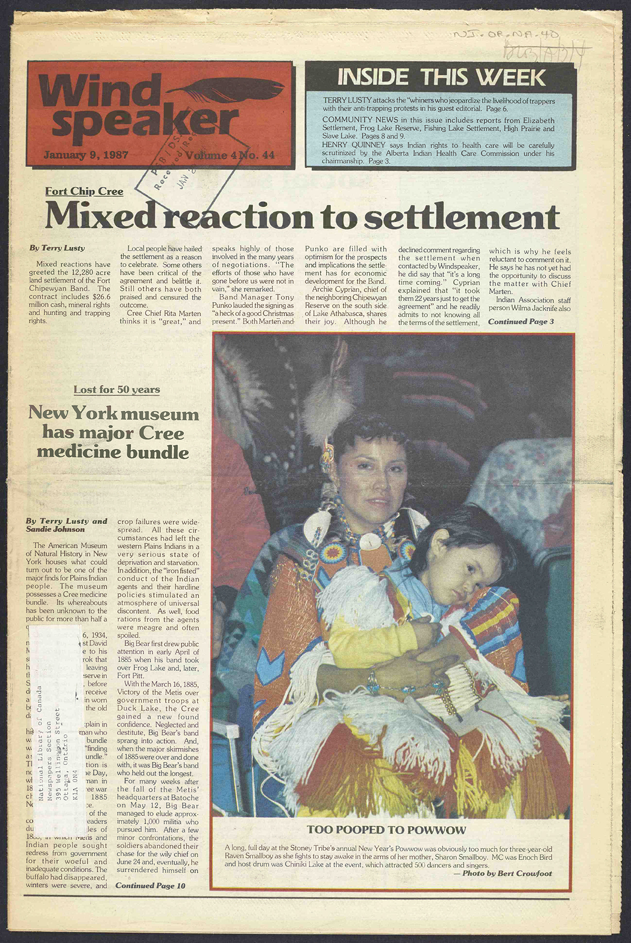 January 9, 1987 