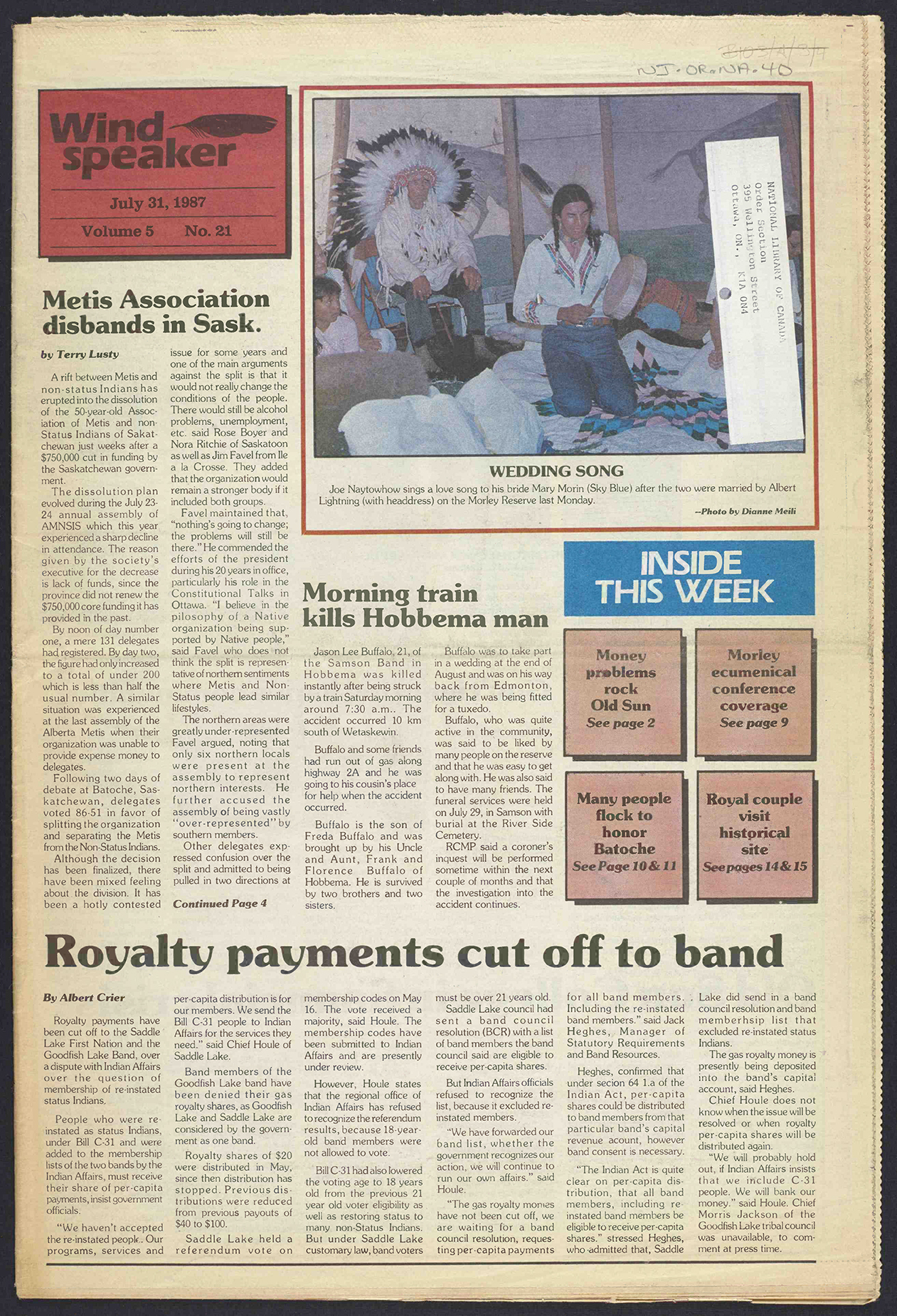 July 31, 1987