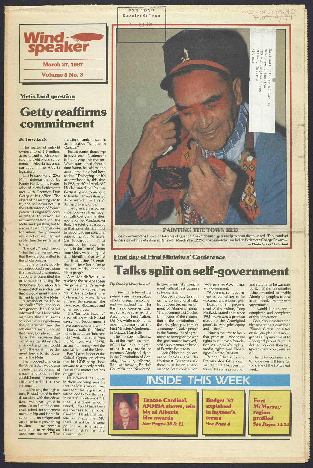 March 27, 1987