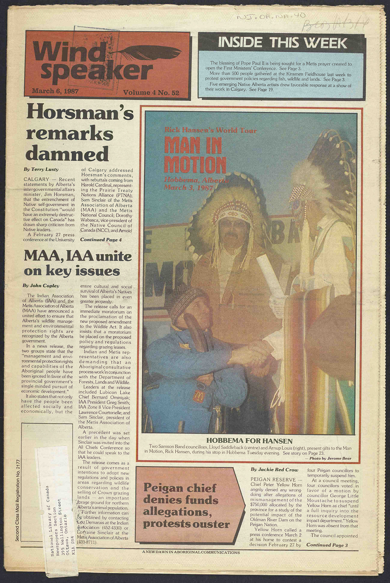 March 6, 1987 