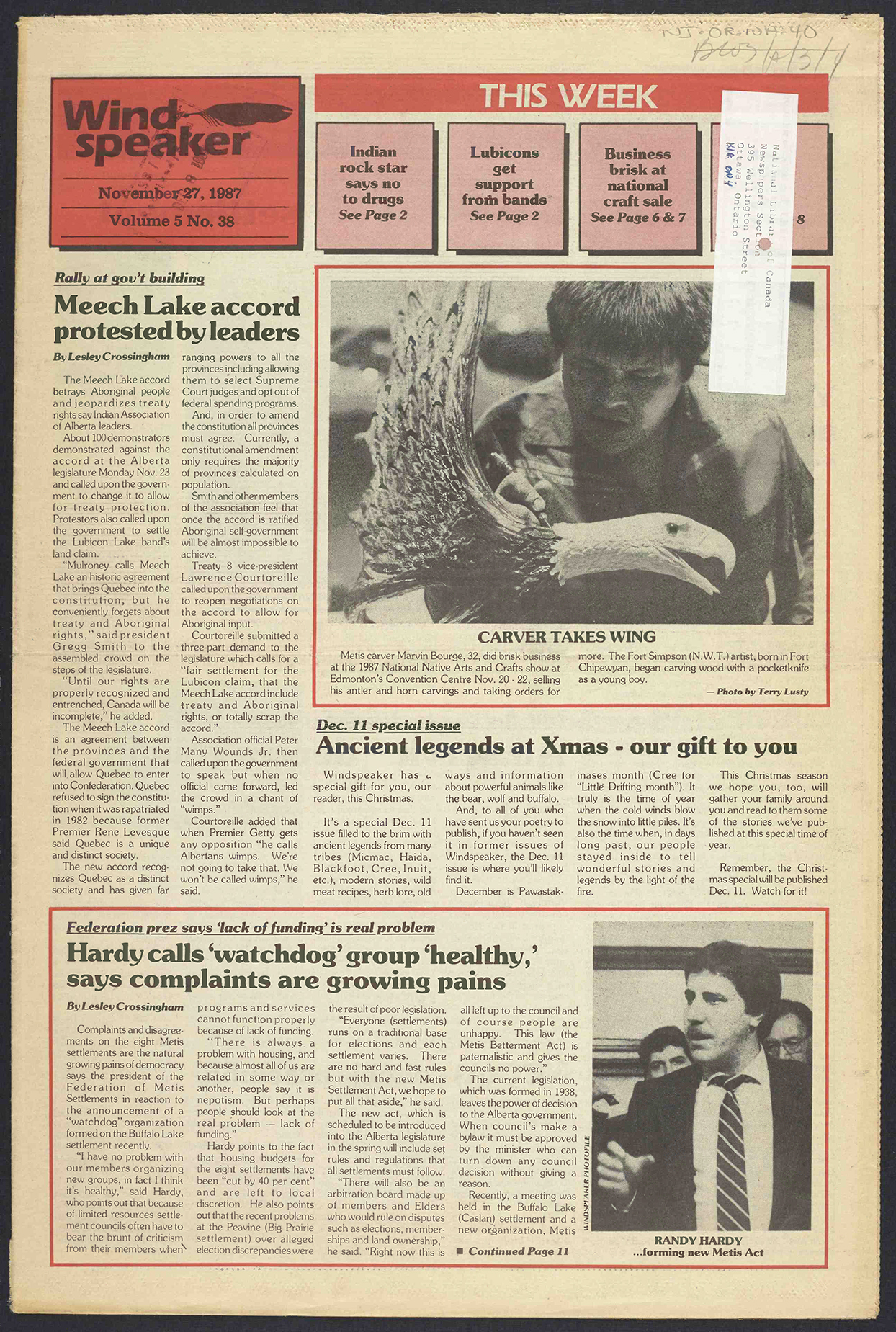 November 27, 1987