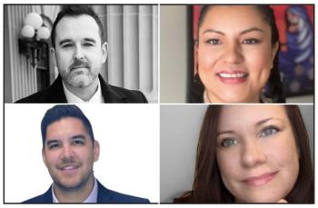 Four photos of Alberta election candiates.