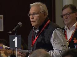 Chief Misel Joe of Miawpukek Mi’kamawey Mawi’omi
